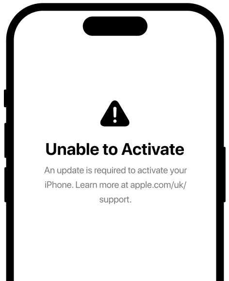 Unable to Activate iPhone
