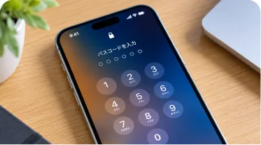 iPhoneの画面ロックを解除する方法