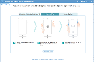 Passvers iOS 系統修復軟體主畫面