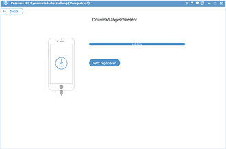 下載韌體並修復 iOS 系統的畫面
