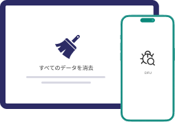 高級モードですべてのデータを消去してiOSを修復