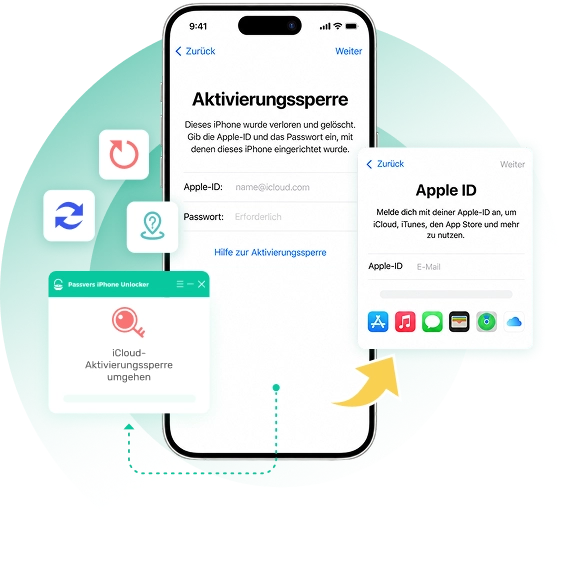 iCloud-Aktivierungssperre umgehen（100 % Erfolg）