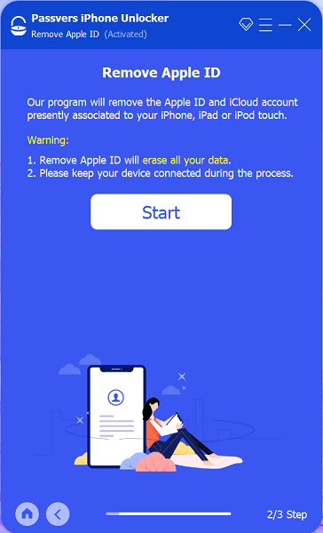 Follow the instructions to confirm the removal