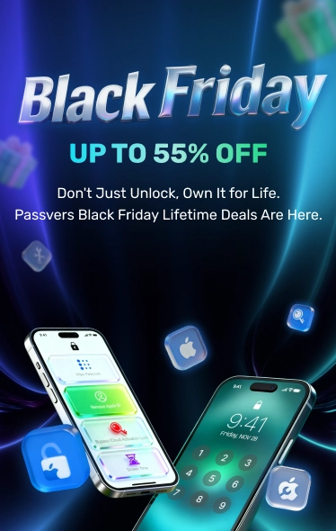 Black Friday Super Sale! Get Your Passvers Lifetime License Up to 55% OFF!