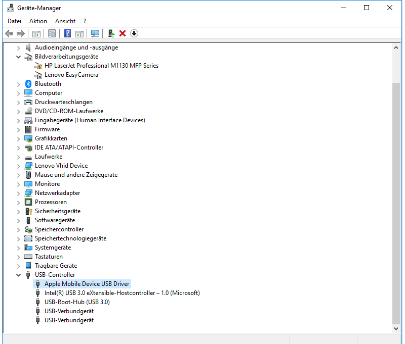 Apple Mobile Device USB Driver-anzeigen