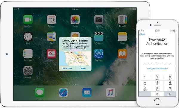 iOS 10 Two-Factor Authentication