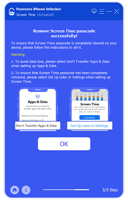 Successfully Removed Screen Time Passcode on iPhone