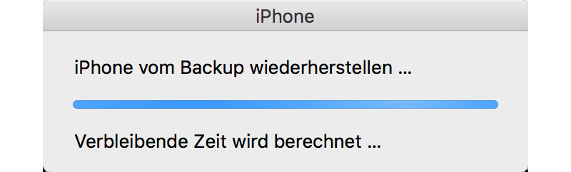 iPhone vom Backup wiederherstellen