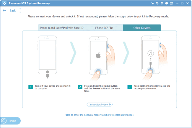 Put iPod to Recovery or DFU Mode