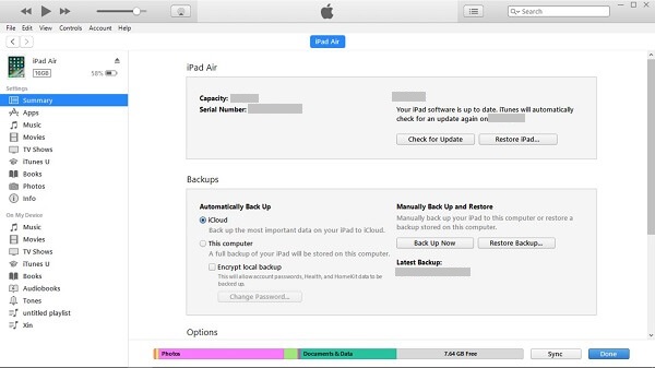 Remove Apple ID with iTunes