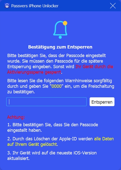  Apple ID entfernen