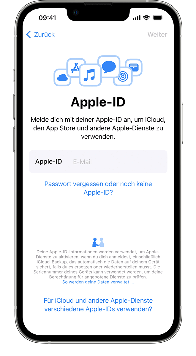 Apple-ID zum Verwenden umgehen