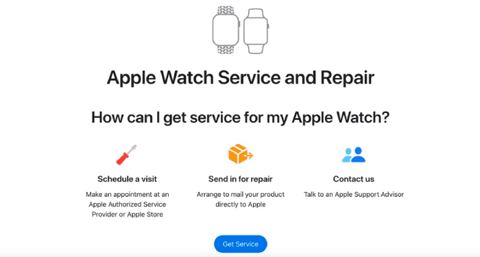 Get Service on Apple Wach Service and Repair