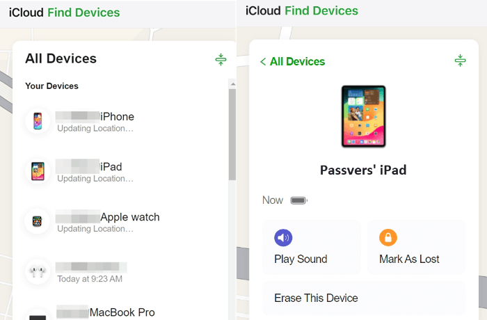 Unlock iPad with iCloud