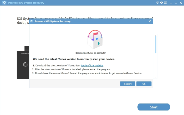 iOS System Recovery Latest iTunes
