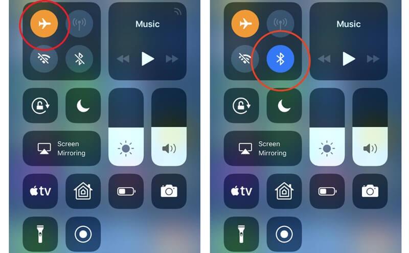iPhone Airplane Mode And Bluetooth