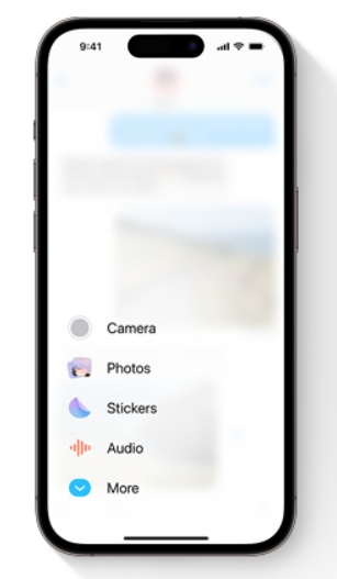 Plus d’outils iMessage sous iOS 17