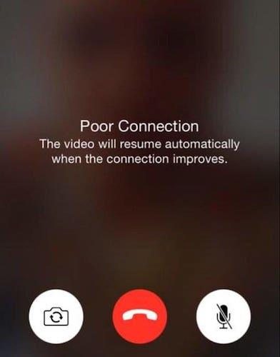 Poor Network Connection Leads to FaceTime Not Working