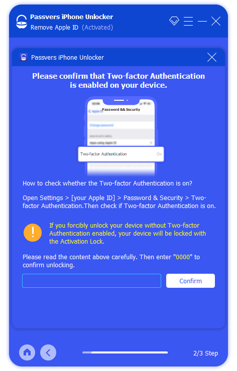 Verify Two-factor Authentication