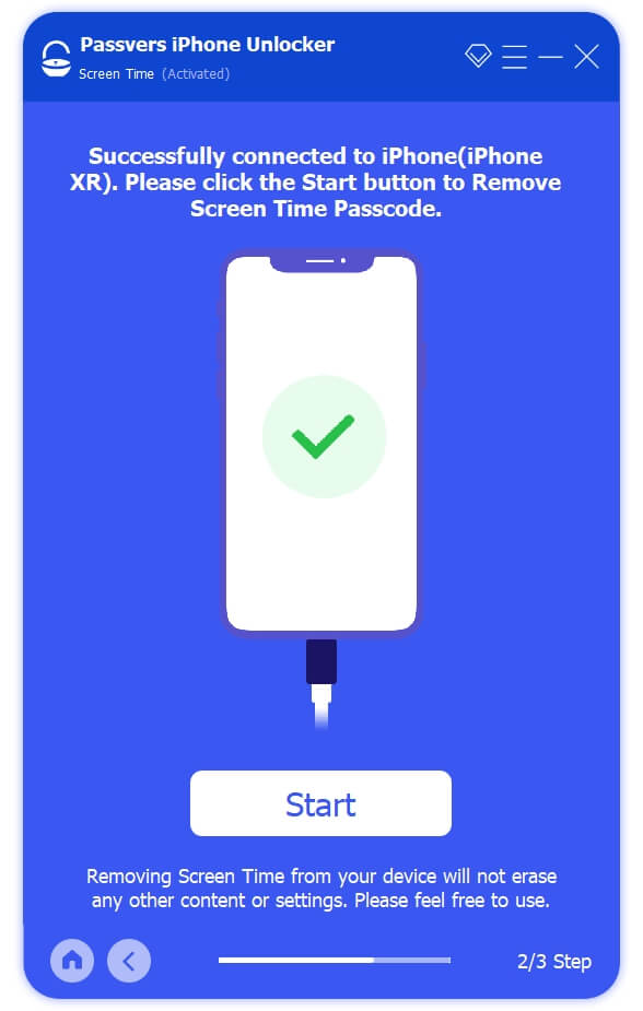 Start to Remove Screen Time