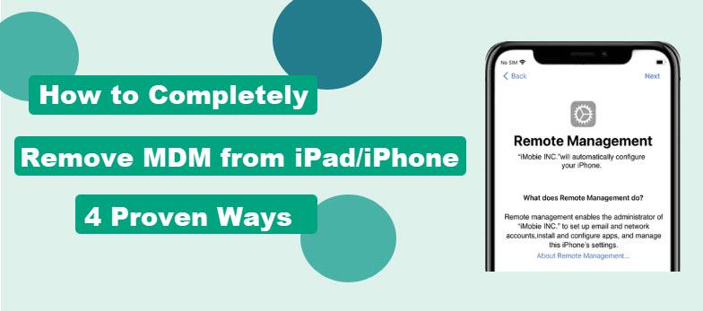 How to Remove MDM from iPhone iPad