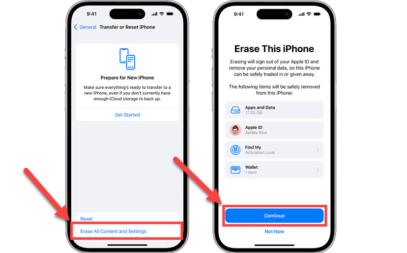 How to Restore iPhone to Factory Settings without Updating