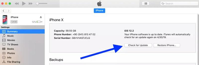 Update Your iPhone to the Latest Version Using iTunes