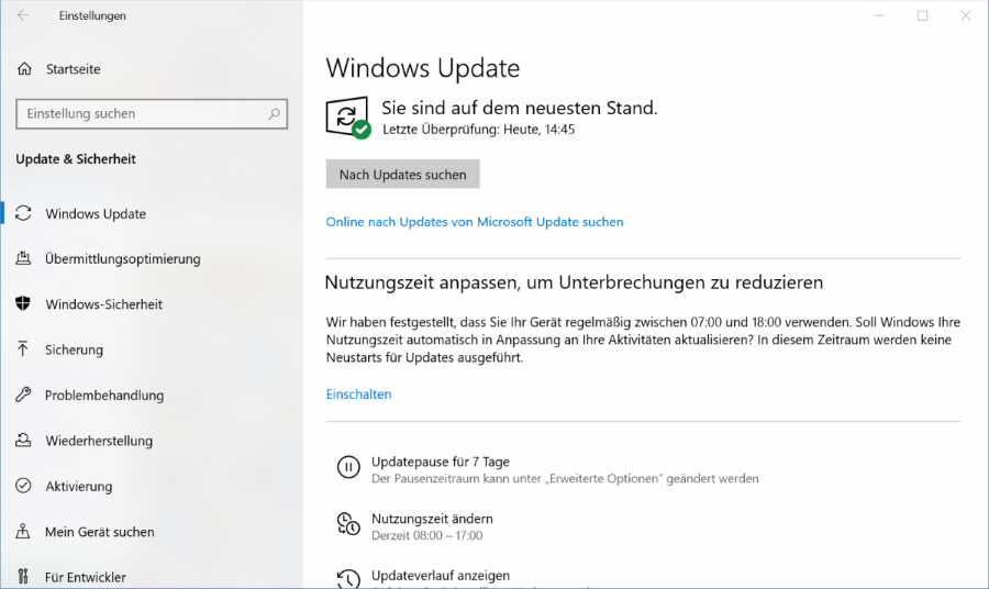 Windows updaten